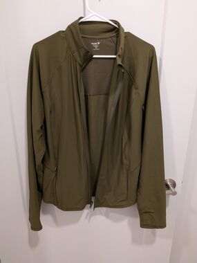 Old Navy Olive Green Performance Full-Zip Jacket